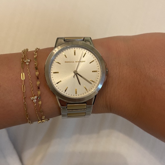 Rebecca Minkoff gold and silver watch - Picture 1 of 4